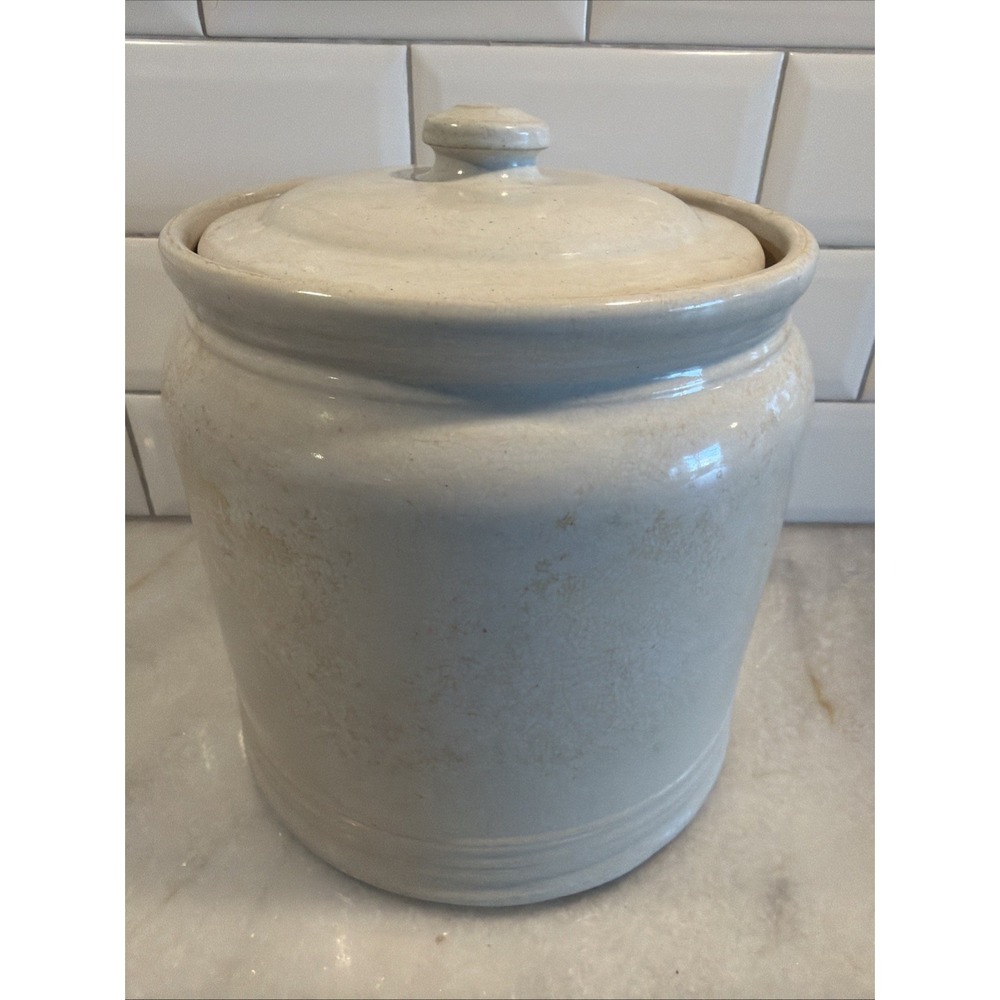 Vintage Amazing Stoneware Crock VERY OLD GW997